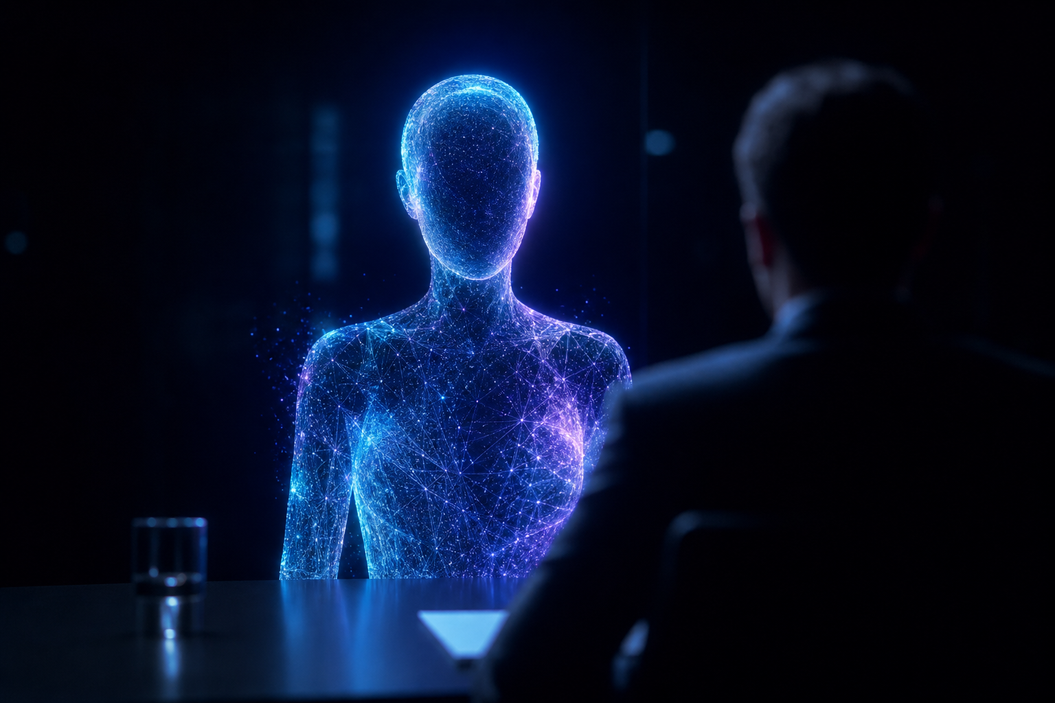 A candidate practicing with an adaptive AI mock interviewer