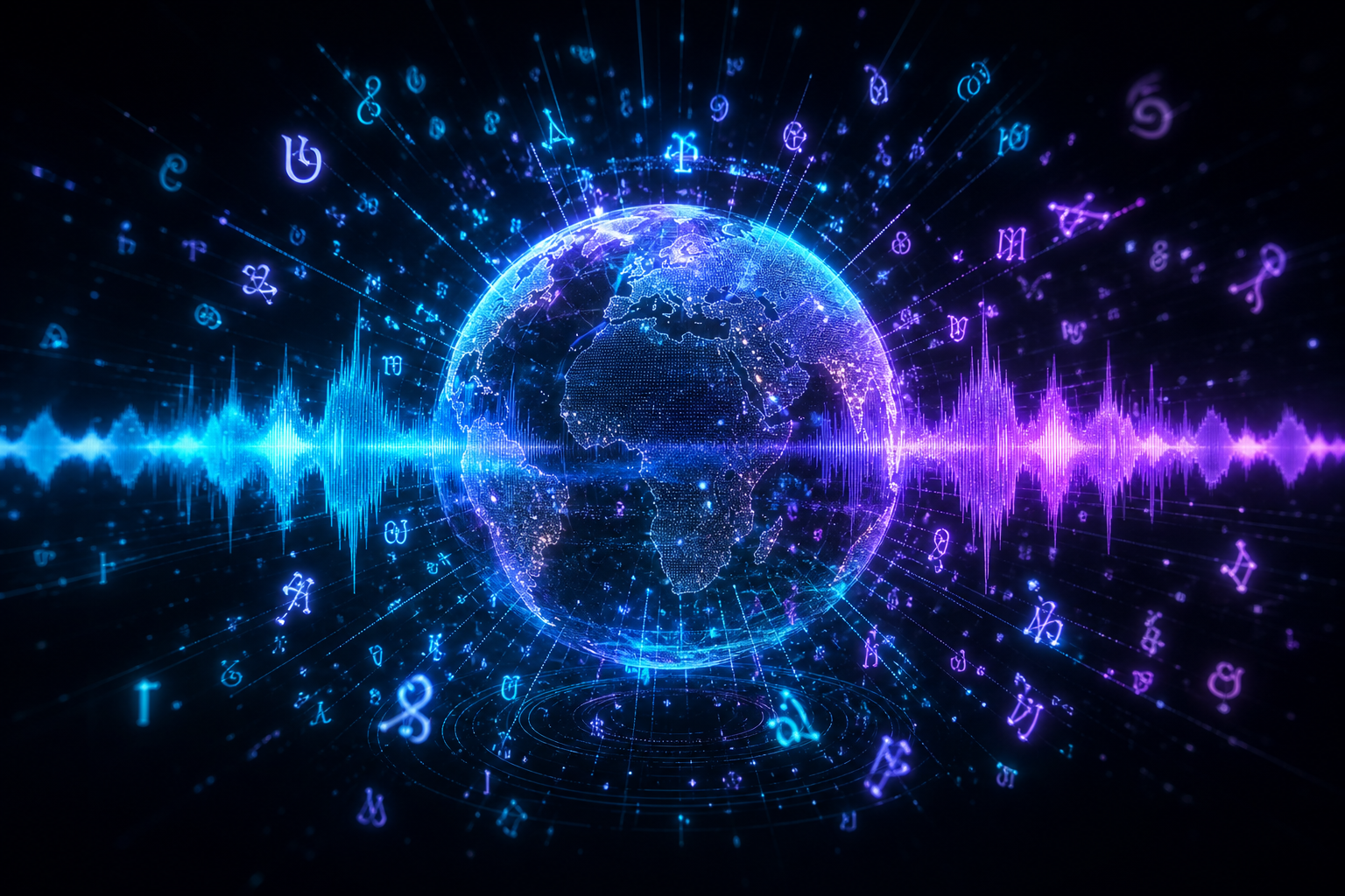 Real-time multilingual voice answers across many languages